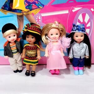 Kelly Club Doll Lot Pilot Tommy Dressed Up Kelly Biker Belinda Kwanzaa Keeya 90s